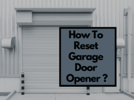 How To Reset Garage Door Opener