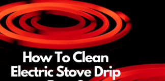 How To Clean Electric Stove Drip Pans
