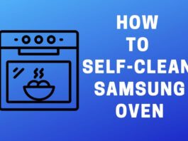 How To Self Clean Samsung Oven