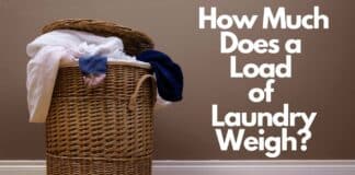 how much does a load of laundry weigh