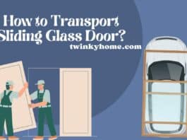 how to transport sliding glass door