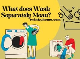 what does wash separately mean