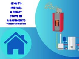 how to install a pellet stove in a basement