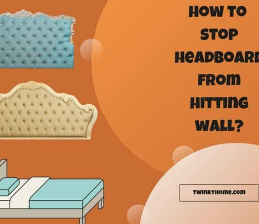 how to stop headboard from hitting wall