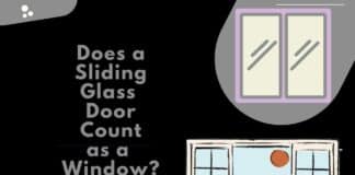 does a sliding glass door count as a window