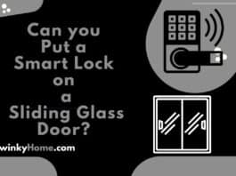 can you put a smart lock on a sliding glass door