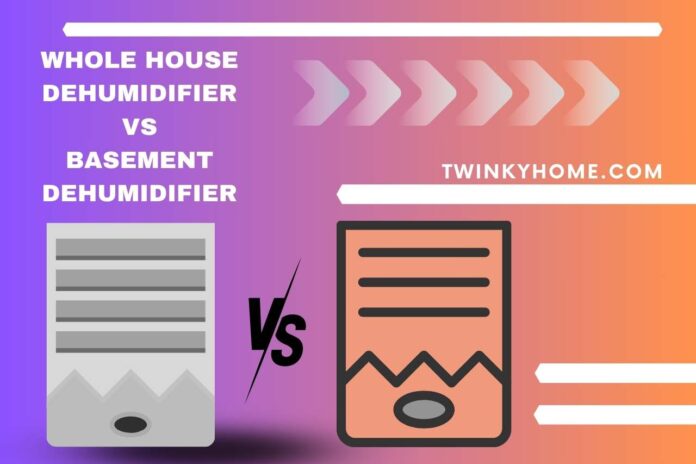 whole house dehumidifier vs basement dehumidifier